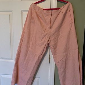 Blush wide leg pants